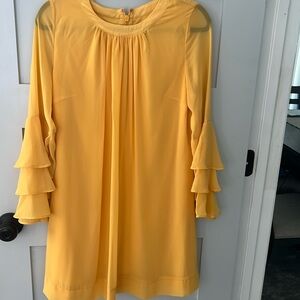 Beautiful Eva mended Mindi dress color yellow, size Small.